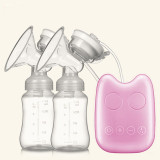 Mom breast pump hands free pumping nurse breast feeding baby maternity