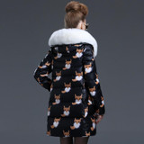 skinnwille fashion women's 2017 medium-long down coat winter jacket women womens winter jackets and coats winter jacketfur coat