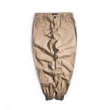 Size M-3XL men casual solid baggy chino jogger pants Men's Joggers khaki/black/army green/navy