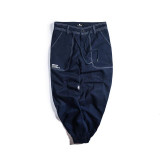 Size M-3XL men casual solid baggy chino jogger pants Men's Joggers khaki/black/army green/navy