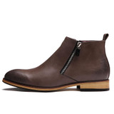 Size 38-43 Autumn Men'S Boots 2017 New Timber Boots Leather Mens Dress Boots Male Ankle Boots D30