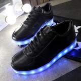 Size 30-44 Fashion Glowing Luminous Sneakers with Light Sole LED Slippers Boys Girls Kids Shoes 30
