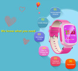 2017 Kid GPS Smart Watch Wristwatch SOS Call Location  Device Tracker for Kid Safe Anti Lost Monitor Baby Gift Q80 PK Q50 Q60