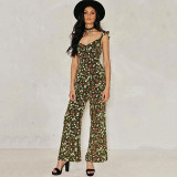 2017 Jumpsuits Summer Boho Style Chiffon Rompers Womens Jumpsuit Floral Backless Off Shoulder Beach Sexy Playsuit Overalls