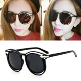 2017 JN Summer Vintage Sunglasses Women Brand Designer Sun Glasses For Women Lunette Round Glasses Metal Frame Sunglasses T15953