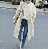 2017 Japan Summer Adjustable Waist Slim Long Trench Coats Cardigan Spring Casual Windbreaker Women Loose Thin Zipper Coat Female