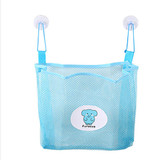 2017 ISHOWTIENDA Fashion Baby Kids Bath Time Tidy Storage Toy Suction Cup Bag Mesh Bathroom Organiser Net