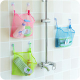 2017 ISHOWTIENDA Fashion Baby Kids Bath Time Tidy Storage Toy Suction Cup Bag Mesh Bathroom Organiser Net