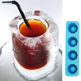 2017 Ice Cube Tray Mold Makes Shot Glasses Ice Mould Novelty Gifts Ice Tray Summer Drinking Tool Ice Shot Glass Mold D0093