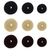 2017 hot Women's Magic  Donut Hair Ring Bun Former Shaper Hair Styler Maker Tool 8REW