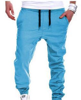 2017 hot sell Mens Trousers Sweatpants Harem Pants Slacks Casual Jogger Dance Sportwear Baggy Z6117