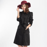 2017 new spring and autumn fashion/Casual women's Trench Coat long Outerwear loose clothes for lady good quality C0239 2017 new spring and autumn fashion/Casual women's Trench Coat long Outerwear loose clothes for lady good quality C0239