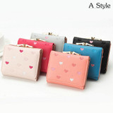 2017 New Small Woman Wallet Fashion Female Purses Hasp Mini Ladies Wallets Luxury Leather Women Purse Clutch Carteira Feminina