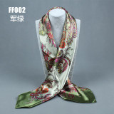 2017 new Silk Square Big Size 90x90cm Scarf Women Fashion High Quality Cheap Imitated Silk Satin Scarves Polyester Shawl Hijab