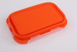2017 New Silicone Collapsible Portable Bento Box Bowl Lunch Bento Boxes Folding Food Container Lunchbox 800ml Eco-Friendly