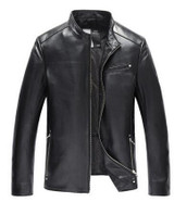 2017 New Sheepskin Men Jacket Natural Genuine Leather Fashion Casual Motorcycle Hip Hop Jacket