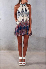 2017 New Sexy Women Summer Off-Shoulder Boho Dresses Fashion Casual Loose Beach Floral Sundress Mini Dress