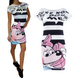 2017 NEW Sexy Women Dress vestidos floral Print Fashion short Sleeve Summer Dress more styles