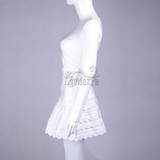 2017 New sexy women Evening Party white summer Skirt green black ruffles celebrity Mini Mermaid Bodycon pencil bandage skirts