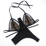 2017 NEW Sexy Bra Sets  Sexy Lace Embroidery Underwear Sets Push Up Bra + Brief Set  Women Lace See Through Bra Lingerie Set