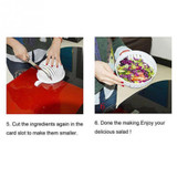 2017 New Salad Cutting Maker Salad Easy Making Tool Vegetable Cutter Bowl Original Salad Bowl Tools