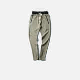 2017 New Retro Cotton Casual Sweatpants Autumn Women Men Jogger Fitness Trousers Fashion Hip Hop Zipper Pants High Quality S XL