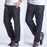 2017 New Quick Dry Men's Pants Plus Size 6XL Long Men Pants Elastic Waist Men Pants ,PA214