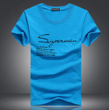 2017 New Pure cotton Short Sleeves Hip hop Fashion large size Mens T-Shirt Tshirt O-Neck Summer Personality Fashion men t-shirts