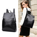 2017 New PU Leather Backpack Shoulder Bag Backpack Women School Bags for Teenage Girls Back Pack Women Bolsa Mochila feminina
