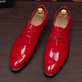 2017 Fashion Italian designer formal mens dress shoes genuine leather Lace-up wedding shoes Bullock men's shoes Oxford shoes
