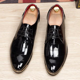 2017 Fashion Italian designer formal mens dress shoes genuine leather Lace-up wedding shoes Bullock men's shoes Oxford shoes