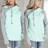 2017 Fashion Hoodies Women Warm Hoodie Sweatshirt Lady Hooded Coat Jumper Pullover Shirts Long Sleeve UK