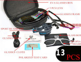 2017 Fashion Eyewear Polarized Sunglasses Men Women Gafas De Sol Driving UV400 Windproof Sun Glasses 5 Lenses UV400