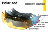 2017 Fashion Eyewear Polarized Sunglasses Men Women Gafas De Sol Driving UV400 Windproof Sun Glasses 5 Lenses UV400