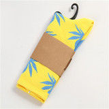 2017 Fashion Cotton Sock Casual Women/Men Socks Wholesale Couples Sox with Harajuku Style Hip Hop Maple Sock