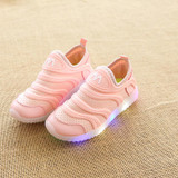 2017 Fashion Colorful lighted Children shoes LED Lovely Cool New brand Cool kids sneakers casual baby boys girls shoes
