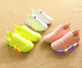 2017 Fashion Colorful lighted Children shoes LED Lovely Cool New brand Cool kids sneakers casual baby boys girls shoes