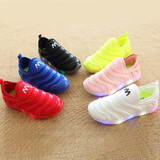 2017 Fashion Colorful lighted Children shoes LED Lovely Cool New brand Cool kids sneakers casual baby boys girls shoes
