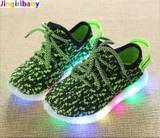 2017 Fashion Colorful lighted Children shoes LED Lovely Cool New brand Cool kids sneakers casual baby boys girls shoes