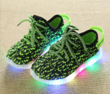 2017 Fashion Colorful lighted Children shoes LED Lovely Cool New brand Cool kids sneakers casual baby boys girls shoes