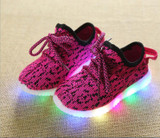 2017 Fashion Colorful lighted Children shoes LED Lovely Cool New brand Cool kids sneakers casual baby boys girls shoes