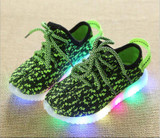 2017 Fashion Colorful lighted Children shoes LED Lovely Cool New brand Cool kids sneakers casual baby boys girls shoes