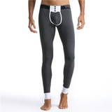 2017 Brand New Fashion winter thermal underwear pajamas Sexy warm pants sleep bottoms Men long john underpants