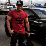 2017 Brand Men's T-shirt Singlets BE Short Sleeves Gymshark Shirt Tight Fitness T shirt homme Muscle Crossfit  Clothes Tee Tops