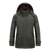2017 Brand Men Winter Fleece Warm Jacket Men Hooded Coat Men Down Cotton Padded Clothes Jackets Male Duck Down Hooded Coats Man