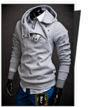 2017 Brand Fashion Mens Hoodies Long Sleeve Pullover Hoodies Men 'S Solid Color Hip Hop Men Hoodies Slim Sweatshirt S-XXL
