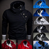 2017 Brand Fashion Mens Hoodies Long Sleeve Pullover Hoodies Men 'S Solid Color Hip Hop Men Hoodies Slim Sweatshirt S-XXL