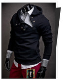 2017 Brand Fashion Mens Hoodies Long Sleeve Pullover Hoodies Men 'S Solid Color Hip Hop Men Hoodies Slim Sweatshirt S-XXL