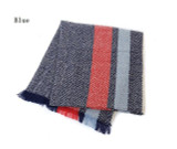 2017 Brand Fashion Scarf  Herringbone Pattern Square Stripe Winter Warm Cashmere Tassel Shawl For Women