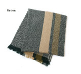 2017 Brand Fashion Scarf  Herringbone Pattern Square Stripe Winter Warm Cashmere Tassel Shawl For Women